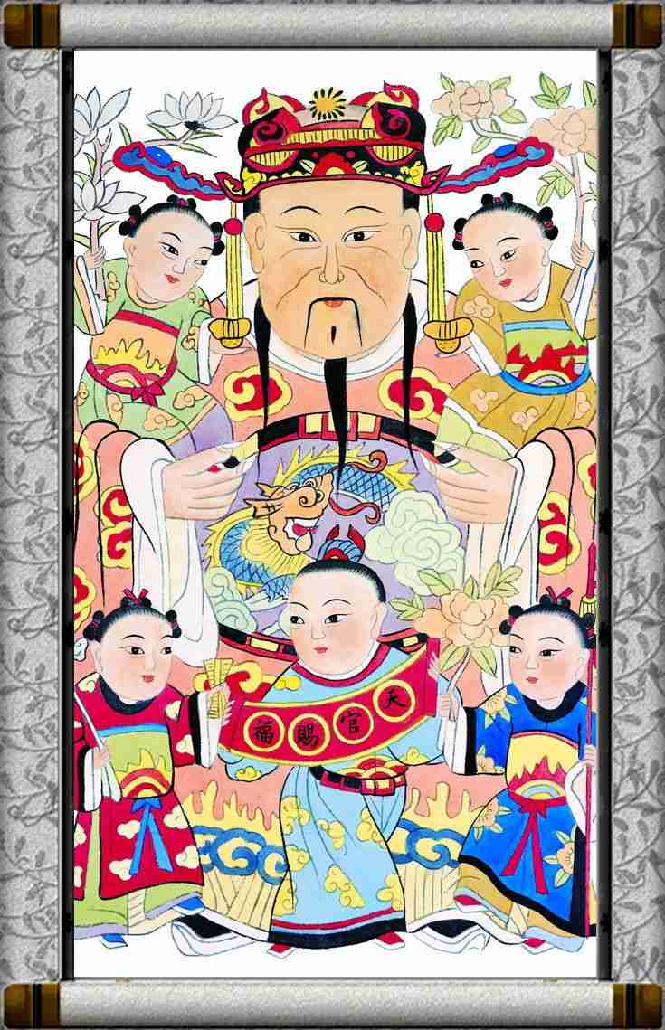 財神門神迎新年12